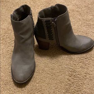 Grey booties 8 & 6